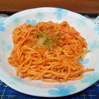 明太子トマトスパゲッティー